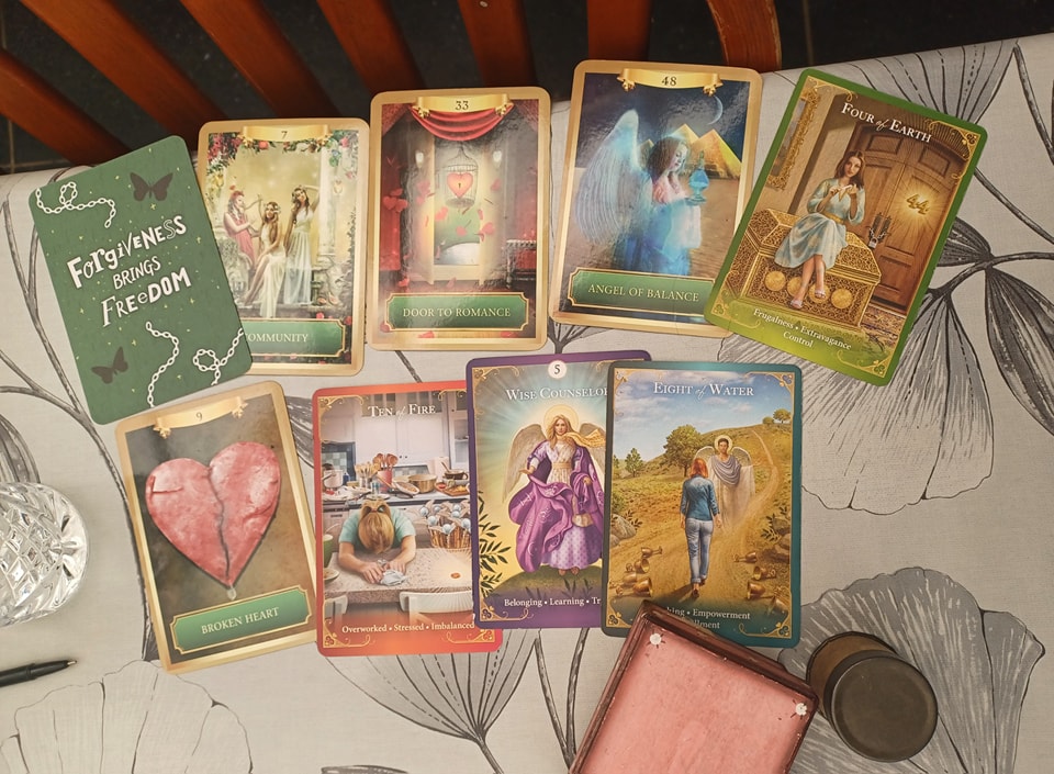 Oracle card reading